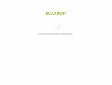 Tablet Screenshot of belladentestetic.com